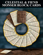 5e SRD Celestial and Fiend Block Cards