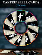 Illustrated 5e Cantrip Spell Cards