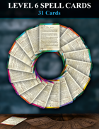 5e Level 6 Spell Cards