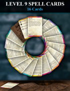 5e Level 9 Spell Cards