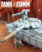 Tank: 3D Printable for 28mm Wargames