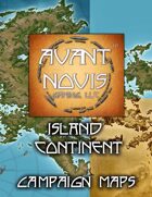 Campaign Map. Island Continent