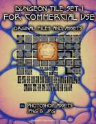 Dungeon tile set 1 for Commercial use
