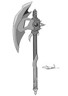 Weapon Stock Art:Soul Axe of Torment-Rpg Stock Art