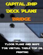 Capital Ship Deck Plans: Bridge & Captain's Areas