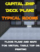 Capital Ship Deck Plans: Typical Rooms