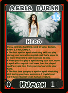 Rise of the Buran Clan: Common Aeria Buran Heroes Set 2