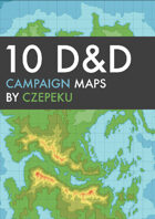 10 Stylized DnD Campaign Maps