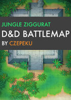 Jungle Ziggurat DnD Battlemaps