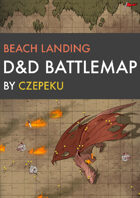 Beach Landing DnD Battlemaps