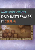Warehouse - Winter Collection - DnD Battlemaps