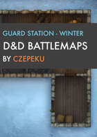 Guard Station - Winter Collection - DnD Battlemaps
