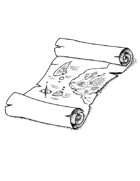 Filler Spot - Ancient Map - RPG Stock Art