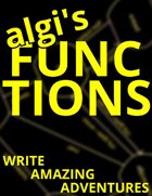 algi's Functions: Write Amazing Adventures