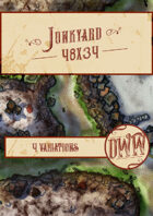 Junkyard Battlemap (Hand-drawn)