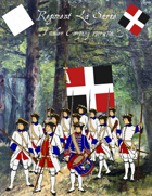 French & Indian War Regiment La Sarre paper soldiers