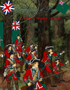 French & Indian War 45th Regiment paper soldiers