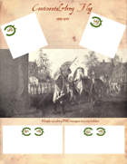 1781-1783 Continental Flags