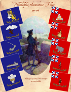 1748 Philadelphia Associators Flags #1