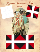 1762-1791 Regiment Soissonnais Flags