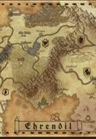 "Ehrendil" Continent World Map
