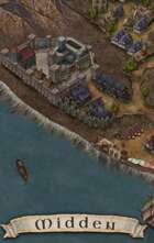 "Midden" Coastal Fort Cliff Town Map