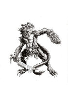 NerdGore Stock Art: Lizardman Warrior
