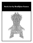 Stock Art: Bone Chair (Skeleton Stock Art)(Undead Stock Art)