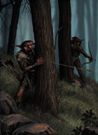 Full Page, Goblin Ambush Stock Art