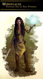 Elven Sorceress Stock Art