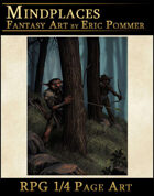 Quarter Page, Goblin Ambush stock art