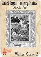 Medieval Marginalia - Walter Crane - FULL PAGE STOCK ART