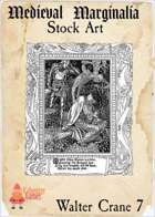 Medieval Marginalia - Walter Crane #7 - FULL PAGE STOCK ART