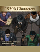 Devin Token Pack 135 - 1930’s Characters