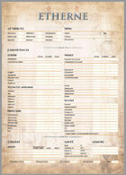 Etherne - Fiche de personnage