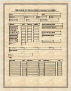 The Magic Realm Character sheet