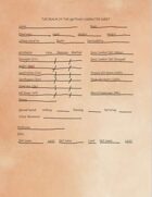 The Death Zone Character Sheet