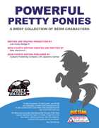 Powerful Pretty Ponies - NPC Collection (BESM Fourth Edition)