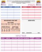 Game Master's Cheat Sheet (Fillable) - BESM 4e (BESM Fourth Edition)