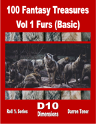 100 Fantasy Treasures - Vol 1 Furs (Basic)