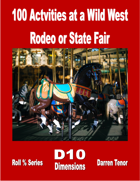 100 Activities at a Wild West Rodeo or State Fair