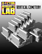 15mm Cyberpunk Scifi City Vertical Cemetery Neon Graves Terrain Pack 3D Files