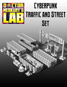 15mm Cyberpunk Scifi City Traffic Signs and Street Pack 3D Files