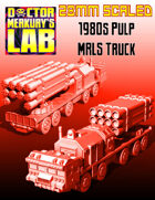 28mm MRLS Truck Missile Rocket Scud