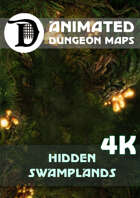 Animated Dungeon Maps: Hidden Swamplands 4K