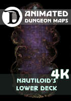 Animated Dungeon Maps: Nautiloid's Lower Deck 4k