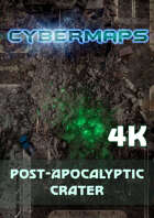 Cybermaps: Post-Apocalyptic Crater 4k