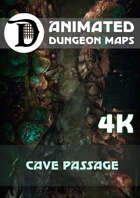 Animated Dungeon Maps: Cave Passage 4k