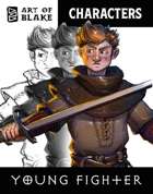 Character Stock Art - Young Fighter Art Pack
