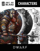 Character Stock Art - Dwarf Male Art Pack